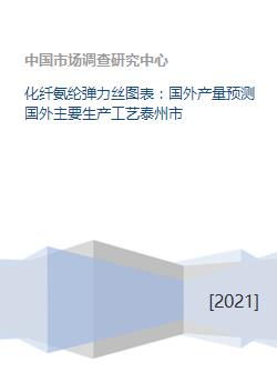 化纤氨纶弹力丝图表 国外产量预测国外主要生产工艺泰州市